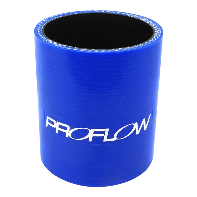 Proflow Hose Tubing Air intake, Silicone, Straight, 2.00in. Straight 3in. Length, Blue - PFES101-200 PFES101-200