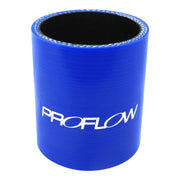 Proflow Hose Tubing Air intake, Silicone, Straight, 4.00'', Blue - PFES101-400 PFES101-400