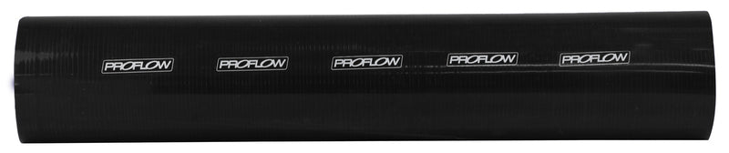 Proflow Hose Tubing Air intake, Silicone, Straight, 60mm Straight 2Ft Length, Black - PFES101-60LB PFES101-60LB