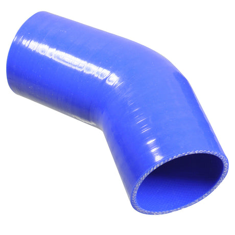 Proflow Hose Tubing Air intake, Silicone, Coupler, 3.50in. 45 Degree Elbow, Blue - PFES102-350 PFES102-350