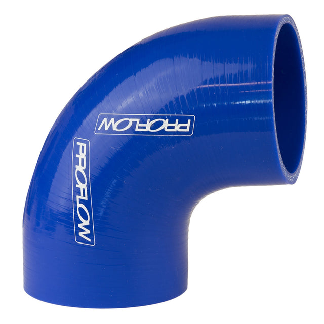 Proflow Hose Tubing Air intake, Silicone, Coupler, 1.75in. 90 Degree Elbow, Blue - PFES103-175 PFES103-175