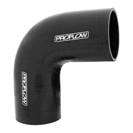 Proflow Hose Tubing Air intake, Silicone, Coupler, 2.00in. 90 Degree Elbow, Black - PFES103-200B PFES103-200B