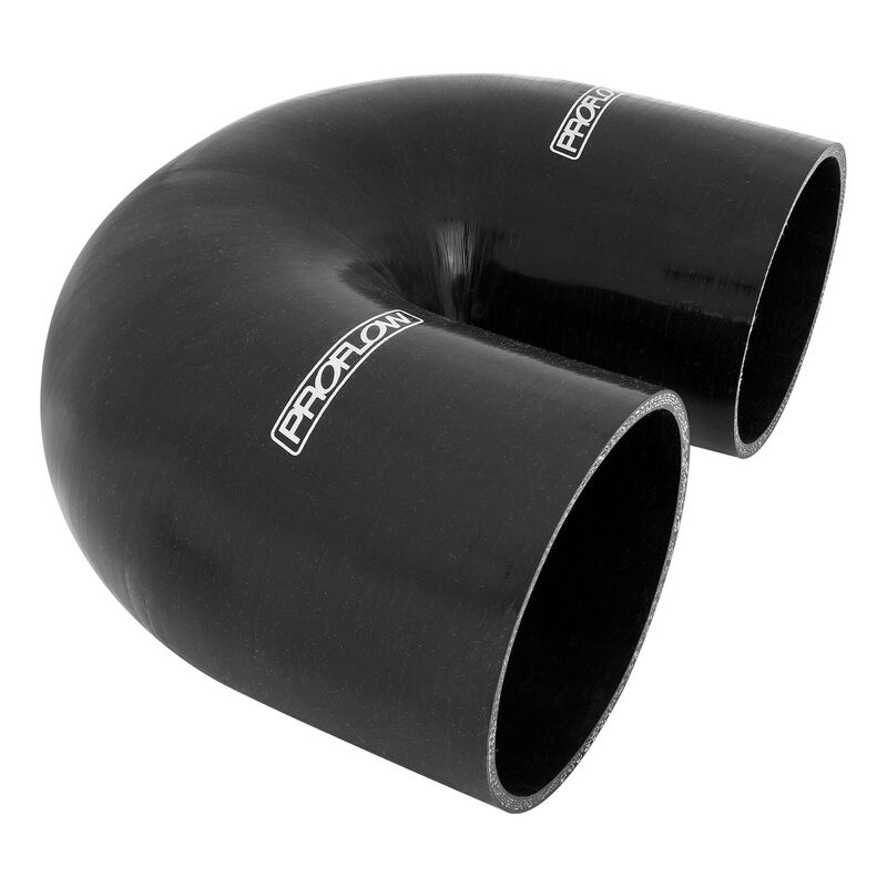 Proflow Hose Tubing Air intake, Silicone, Coupler, 4.00in. 180 Degree Elbow, Black - PFES106-400B PFES106-400B
