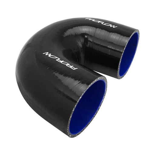 Proflow Hose Tubing Air intake, Silicone, Coupler, 4.00in. 180 Degree Elbow, Black - PFES106-400B PFES106-400B