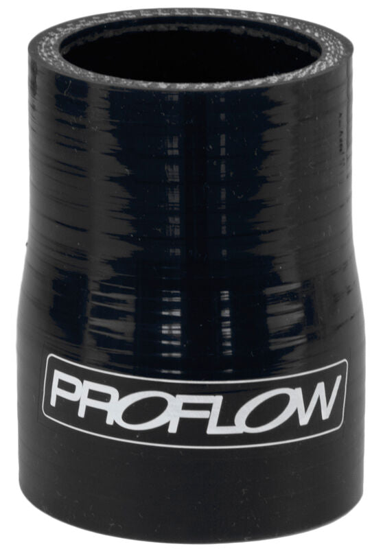 Proflow Hose Tubing Air intake, Silicone, Reducer, 1.50in. - 2.50in. Straight, Black - PFES201-150-250B PFES201-150-250B
