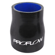 Proflow Hose Tubing Air intake, Silicone, Reducer, 3.00in. - 3.75in. Straight, Black - PFES201-300-375B PFES201-300-375B