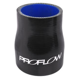 Proflow Hose Tubing Air intake, Silicone, Reducer, 3.00in. - 3.75in. Straight, Black - PFES201-300-375B PFES201-300-375B