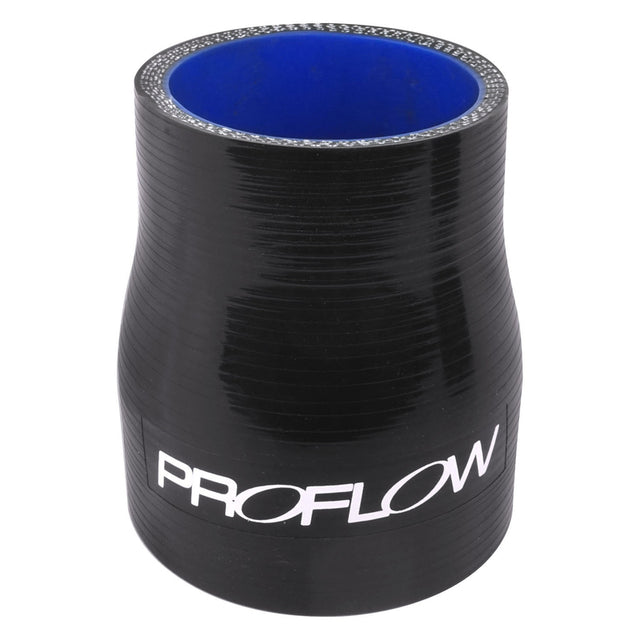 Proflow Hose Tubing Air intake, Silicone, Reducer, 3.00in. - 3.75in. Straight, Black - PFES201-300-375B PFES201-300-375B