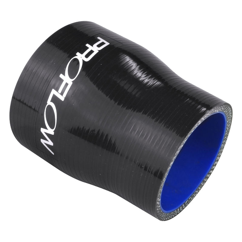 Proflow Hose Tubing Air intake, Silicone, Reducer, 3.00in. - 3.75in. Straight, Black - PFES201-300-375B