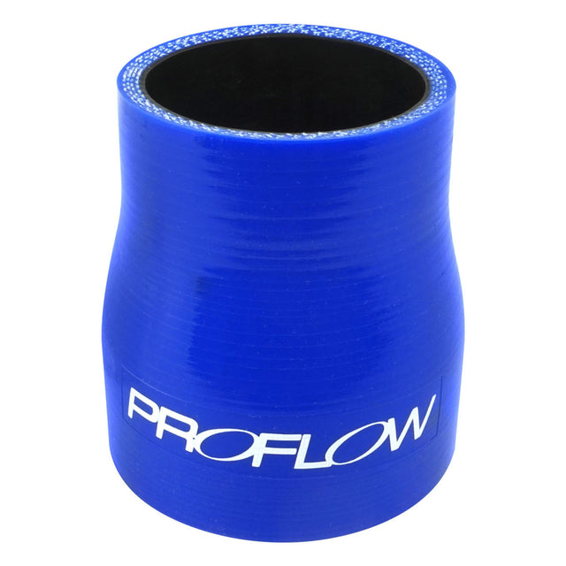 Proflow Hose Tubing Air intake, Silicone, Reducer, 3.50in. - 4.00in. Straight, Blue - PFES201-350-400 PFES201-350-400