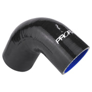 Proflow Hose Tubing Air intake, Silicone, Reducer, 2.00in. - 3.00in. 90 Degree Elbow, Black - PFES203-200-300B