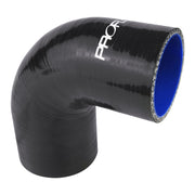 Proflow Hose Tubing Air intake, Silicone, Reducer, 2.50in. - 3.00in. 90 Degree Elbow, Black - PFES203-250-300B PFES203-250-300B