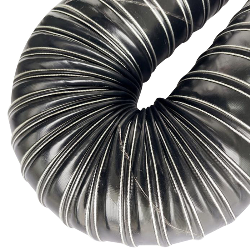 Proflow Silicone Brake Duct Hose 4.0 inch, 2 Metre Length, Black, 102mm ID, 107mm OD - PFESBD0102-2