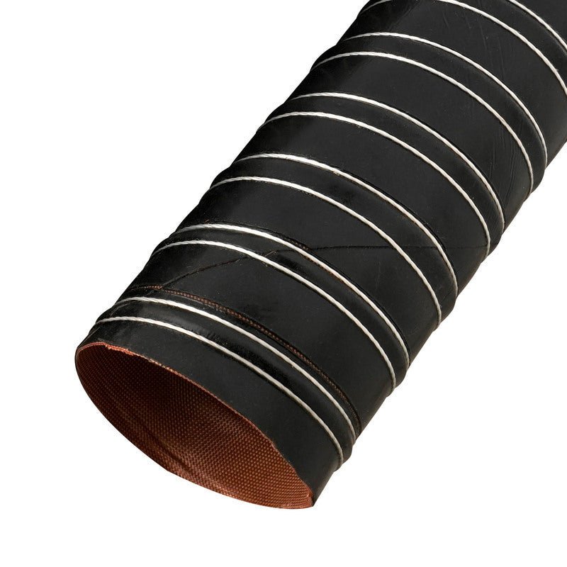 Proflow Silicone Brake Duct Hose 4.5 inch, 2 Metre Length, Black, 114mm ID, 120mm OD - PFESBD0114-2 PFESBD0114-2