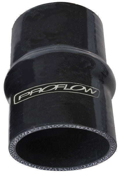 Proflow Hose Tubing Silicone Coupler Hump Style 2.00in. Straight 3in. Length, Black - PFESHH101-200B PFESHH101-200B