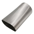 Proflow Pipe Adapter, Exhaust, Oval To Round, Stainless Steel, 3 in. Inlet/Outlet, 6 in. Length - PFESS-PA300 PFESS-PA300