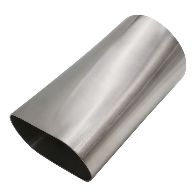Proflow Pipe Adapter, Exhaust, Oval To Round, Stainless Steel, 3 in. Inlet/Outlet, 6 in. Length - PFESS-PA300 PFESS-PA300