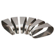 Proflow Pie Cut Oval Tubing Stainless Steel 4, 63mmx125mm horizontal cut 15 degree, 6 pcs set - PFESS-PC400-H PFESS-PC400-H