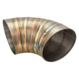 Proflow Pie Cut Welded Round Tube 304 Stainless Steel, 4.0 in. 90 deg - PFESS-PCRW400-90 PFESS-PCRW400-90
