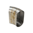 Proflow Pie Cut Welded Oval Tube Vertical 304 Stainless Steel, 3.5 in. 45 deg - PFESS-PCVW350-45 PFESS-PCVW350-45