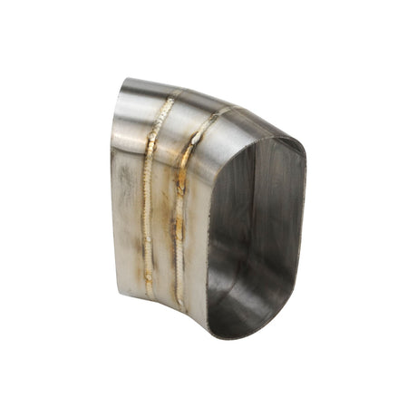 Proflow Pie Cut Welded Oval Tube Vertical 304 Stainless Steel, 4.0 in. 45 deg - PFESS-PCVW400-45 PFESS-PCVW400-45