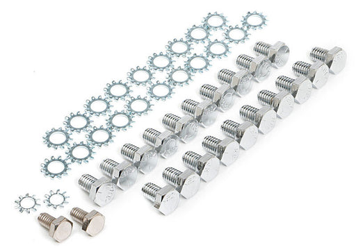 Proflow Oil Pan Bolt Kit Stainless Steel BB Chevrolet, Pontiac, Chrysler V8, 28 Piece Set - PFESS-R0007 PFESS-R0007