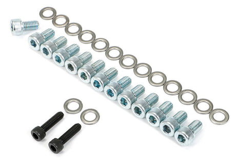 Proflow Oil Pan Bolt Kit Stainless Steel, Holden Chev GM LS Engine, Steel Oil pan, 14 Piece Set - PFESS-R0009 PFESS-R0009