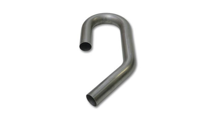 Proflow Exhaust Tubing, U-J Mandrel Bend, 3.50 in. Diameter, 45/180 Degrees, Stainless Steel, 5.0 in. Bend Radius - PFESS-UJ350180 PFESS-UJ350180