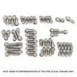 Proflow Engine Bolts, Stainless Steel, 12 point, Big Block For Chevrolet, Kit - PFESSF534 PFESSF534