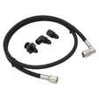 Proflow Pressure Gauge Installation Kit, Stainless Braided Black ,GM For Holden Commodore LS Engines w/ 36 in. AN4 Hose, - PFESSH-3LS36 PFESSH-3LS36