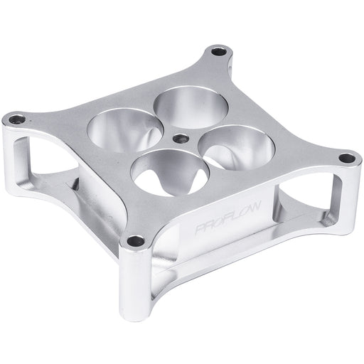 Proflow Carburettor Spacer, Aluminium, 2 in. Thick, Tapered Combo, 4150 Square Bore - PFESSLW41502AL PFESSLW41502AL