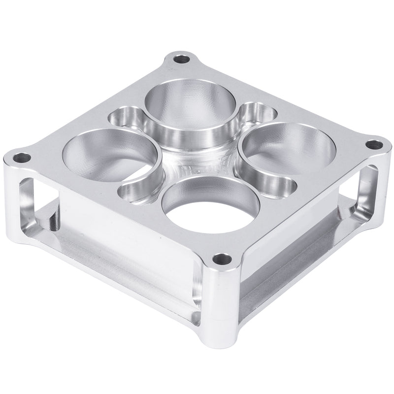 Proflow Carburettor Spacer, Aluminium, 2 in. Thick, Tapered Combo, 4500 Square Bore - PFESSLW45002AL PFESSLW45002AL