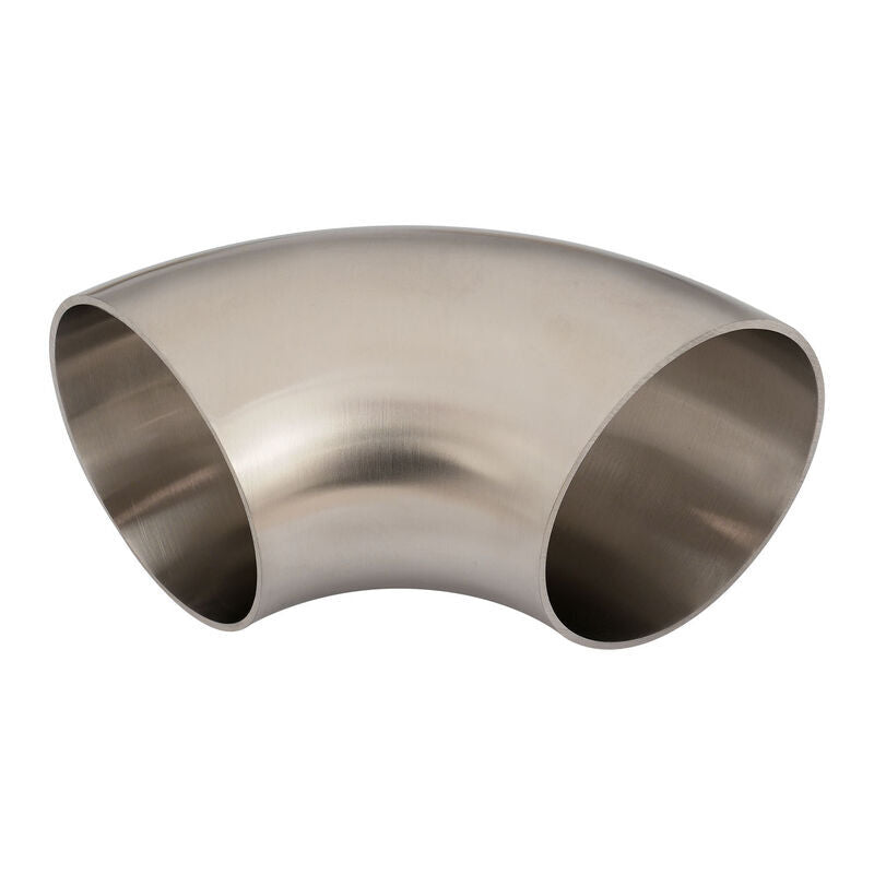 Proflow Stainless Steel Tubing, Exhaust, SS304, 2.25 in., 90 Degree Elbow, Short Turn No Leg, 1.5mm Wall - PFESSP103-225ST PFESSP103-225ST