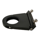 Proflow Universal Column Mounting Drop, Billet Aluminium, Black 2.5" Drop, Each - PFESTCD-250-BK