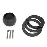 Proflow Black Steering Column Ball Swivel Lower Mount, 2 Inch, Kit - PFESTCFM-SW-BK