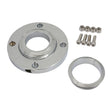Proflow Universal Chrome Aluminium Steering Column Floor Mount Plate, Kit - PFESTCFM PFESTCFM