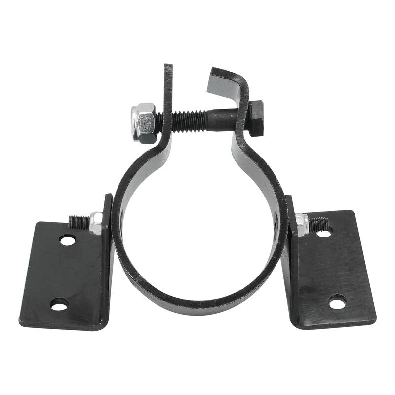 Proflow Universal Black Steel Adjustable Steering Column Floor Mount Plate, For 2.0'' Columns, Kit - PFESTCFMS