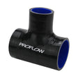 Proflow Hose Tubing, Silicone, T-Hose, 3.00'' x 1.50'' Side Leg, 102x45mm, Black - PFESTH150-300B PFESTH150-300B