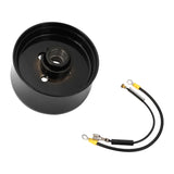 Proflow Universal Black Billet Steering Wheel Adaptor, Boss Kit, 9 hole , Suits 1967-94 GM Based Column, Each - PFESTW-ADAP-BK