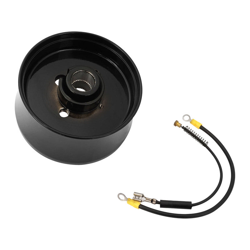 Proflow Universal Black Billet Steering Wheel Adaptor, Boss Kit, 9 hole , Suits 1967-94 GM Based Column, Each - PFESTW-ADAP-BK