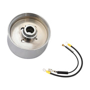 Proflow Universal Chrome Billet Steering Wheel Adaptor, Boss Kit, 9 hole , Suits 1967-94 GM Based Column, Each - PFESTW-ADAP