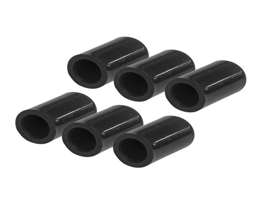 Proflow Silicone Vacuum Port Block Off 10mm x 6pcs Black - PFESVP150 PFESVP150