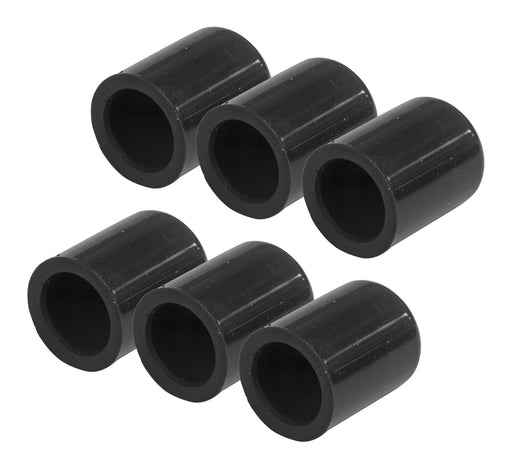 Proflow Silicone Vacuum Port Block Off 18mm (11/16") x 6pc Black - PFESVP200 PFESVP200