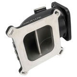 Proflow EFI Throttle Body Intake Elbow 95mm, Universal or LS To 4150 Square Bore, Cast Aluminium, Black - PFETBE95BK