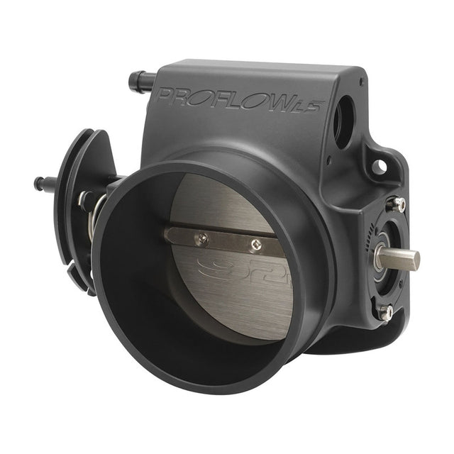 Proflow Throttle Body, 92mm Bore Size, MPI, For Holden Commodore LS Engines, Billet Aluminium, Black Anodised - PFETBLS92BK PFETBLS92BK