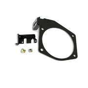 Proflow Throttle Cable Bracket, Throttle Body Mounting Style, LS 4 bolt Aluminium, Black Powdercoated - PFETBN81013