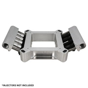 Proflow Fuel Injection Conversion Plate Kit, Series II, 4150 & 4500, Billet Aluminium, Silver, Universal - PFETBP4150S