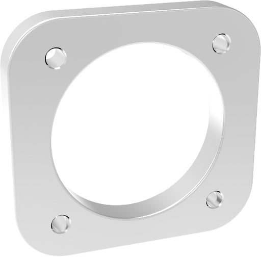 Proflow Throttle Body Adapter, Weld-on Flange, Billet Aluminium, Natural, 70mm Bore Size, 12mm Thick - PFETBP70 PFETBP70