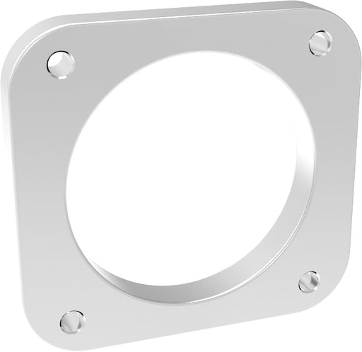 Proflow Throttle Body Adapter, Weld-on Flange, Billet Aluminium, Natural, 80mm Bore Size, 12mm Thick - PFETBP80 PFETBP80