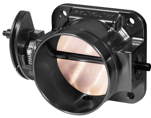 Proflow Throttle Body, Universal 90mm Bore Size, MPI, Billet Aluminium, Black Anodised - PFETBU90BK PFETBU90BK